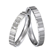Elegant 925 Sterling Silver Rings in Pair for Love